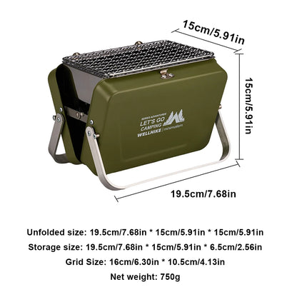 Portable Camping Stove with Handle, folding