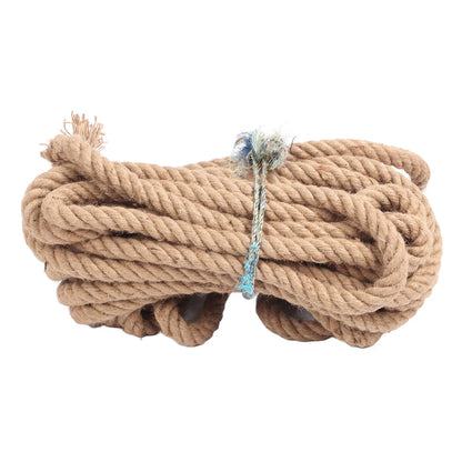 Twisted Yellow Hemp Rope Twisted Natural Thick Jute Rope