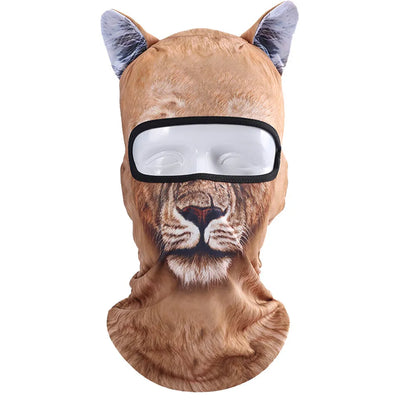 3D Animal Balaclava Ski Hats Party Cat Dog Funny mask.