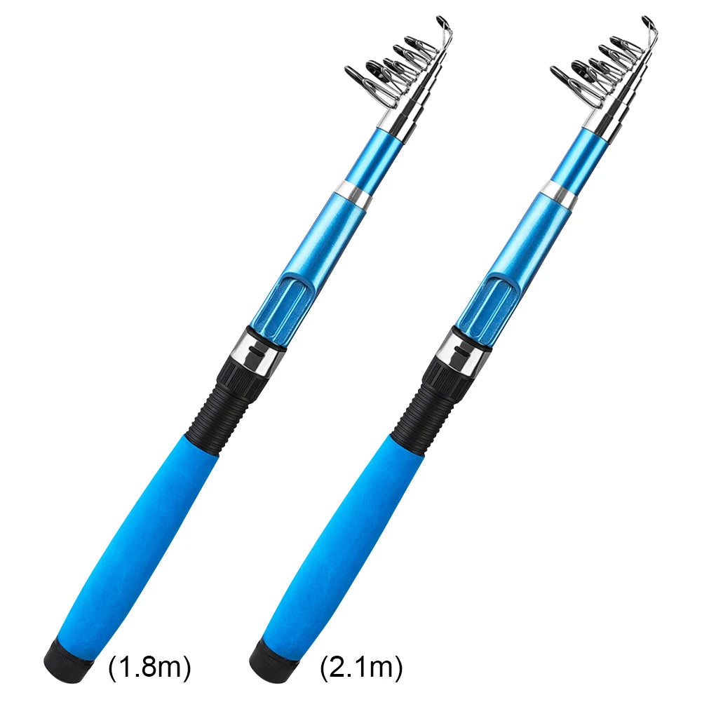 Short Telescopic Fishing Rod.