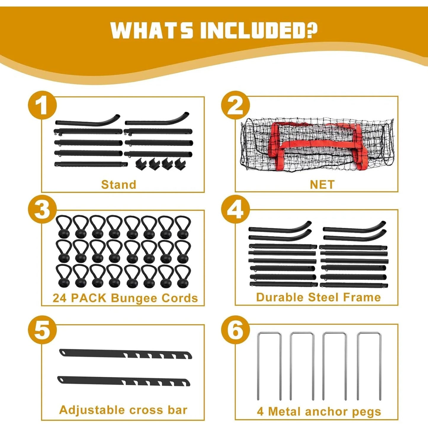 Adjustable 7x4ft Volleyball Net,Multi-Sport Rebounder.