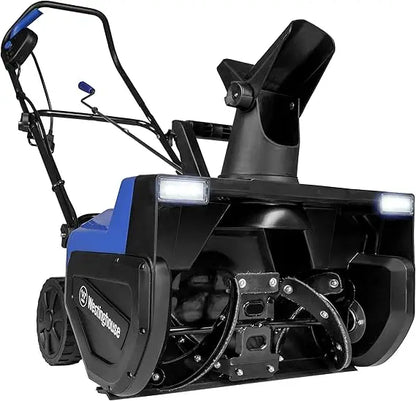 22-Inch Steel Auger Electric Snow Blower with Dual LED Lights