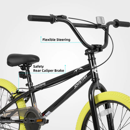 JOYSTAR Brockway Freestyle Kids BMX Bikes Kids Bicycles for 6-14 Years