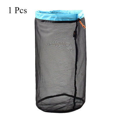 1Pcs Outdoor Ultralight Mesh Storage Bag