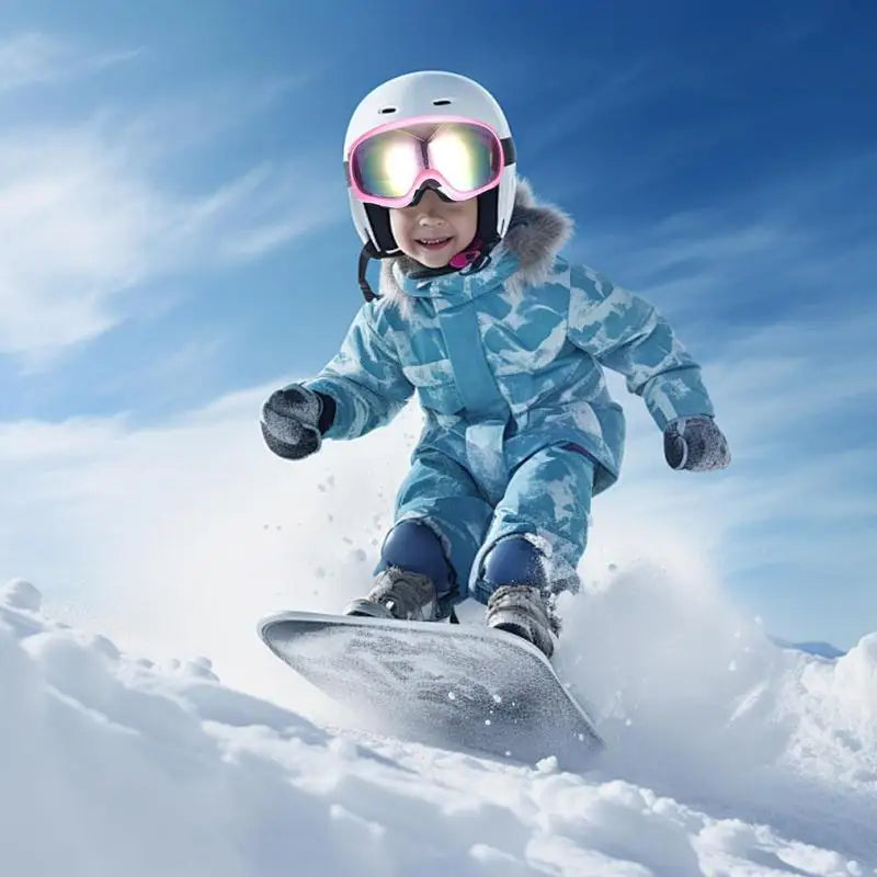 Kids Snow Snowboard Goggles Anti-Fog
