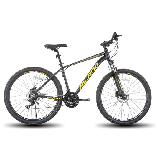 Aluminum Mountain Bike 21 Speeds, Hydraulic Disc-Brakes, Lock-Out Suspension Fork