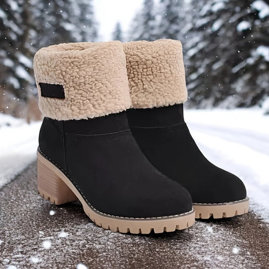 Winter Faux Fur Snow Boots For Women