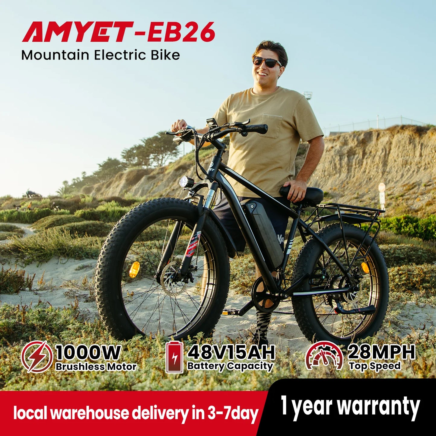 Electric Bike EB26 Blue Adults Electric Bicycle