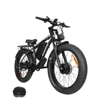 BAOLUJIE DM01 Motor Electric Bicycle 60V 30AH Battery Max Speed 42 MPH