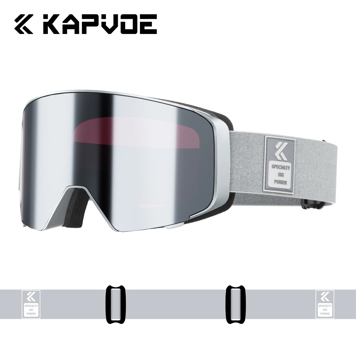 Outdoor Photochromic Ski Goggles Breathable HD