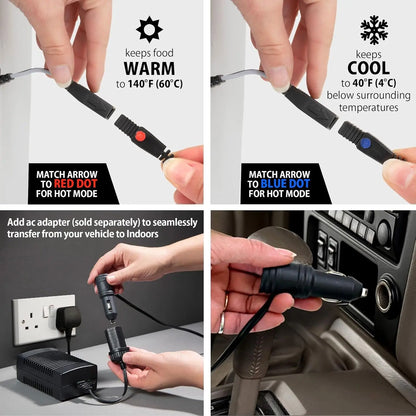 Portable Cooler - Electric Cooler for Car, Camping