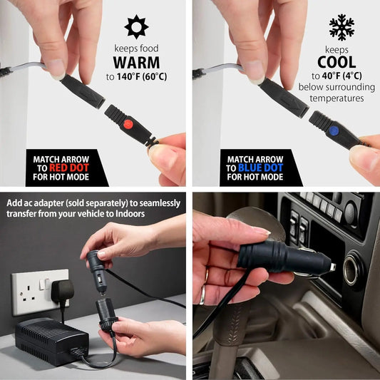 Portable Cooler - Electric Cooler for Car, Camping