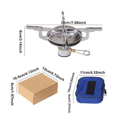 3-1pcs Outdoor Small Camping Gas Stove.