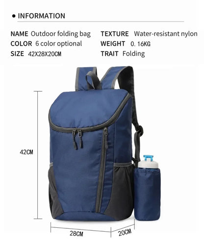 Day Backpack, Portable, Foldable