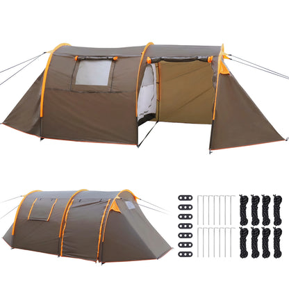Oxford 2-Person Backpacking Tent Windproof Lightweight Tent Rainproof