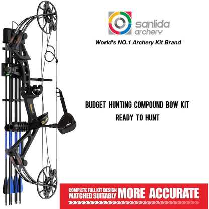 Sanlida Dragon X7 Ready to Hunt Compound Bow Package