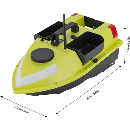 RC Fishing Bait Boat with GPS, Dual Motors, Automatic Return, LCD Screen & Light, Remote Control Fish Bait Boats