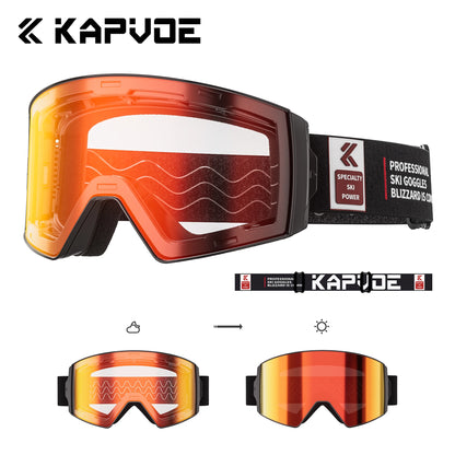 Winter Outdoor Photochromic Ski Goggles