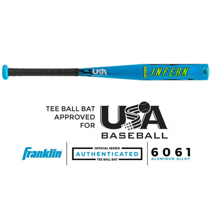 25 Inch Franklin Sports Blue Inferno Tee Ball Set.