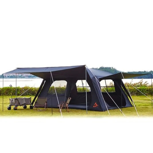Extra Large Tent 12 Person A Awning Family Cabin