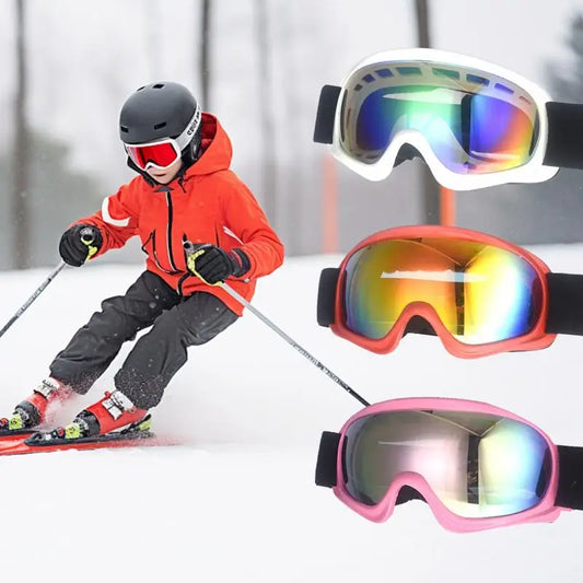 Anti-Fog Kids Ski Goggles For Snow, and Snowboard