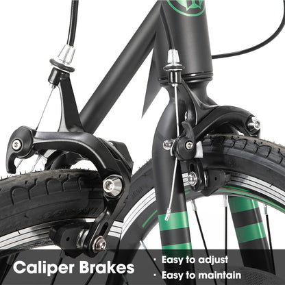 Hiland Aluminum Road Bike,Shimano 14 Speeds, 53/57cm Frame