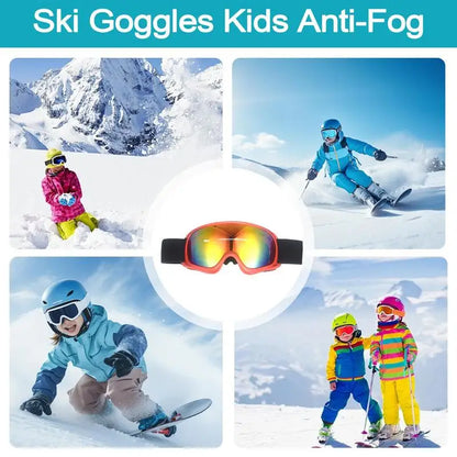 Kids Snow Snowboard Goggles Anti-Fog