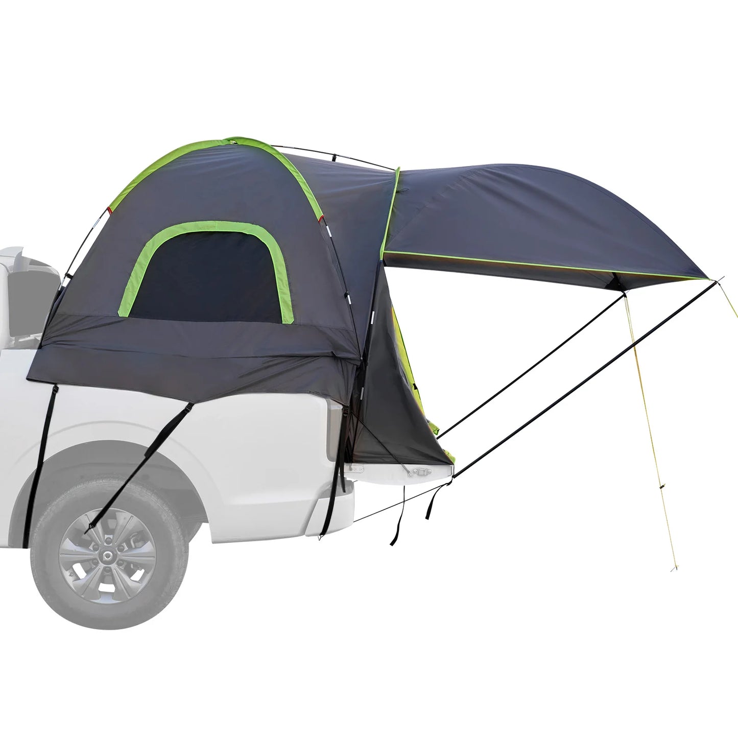 SucceBuy Pickup Truck Tent for Camping Waterproof PU2000 2-3 Person Truck Bed