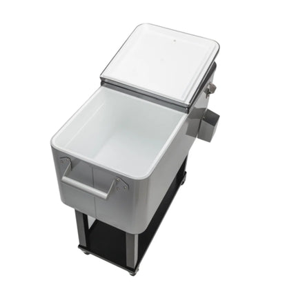 80QT Iron Spray Cooler with Shelf