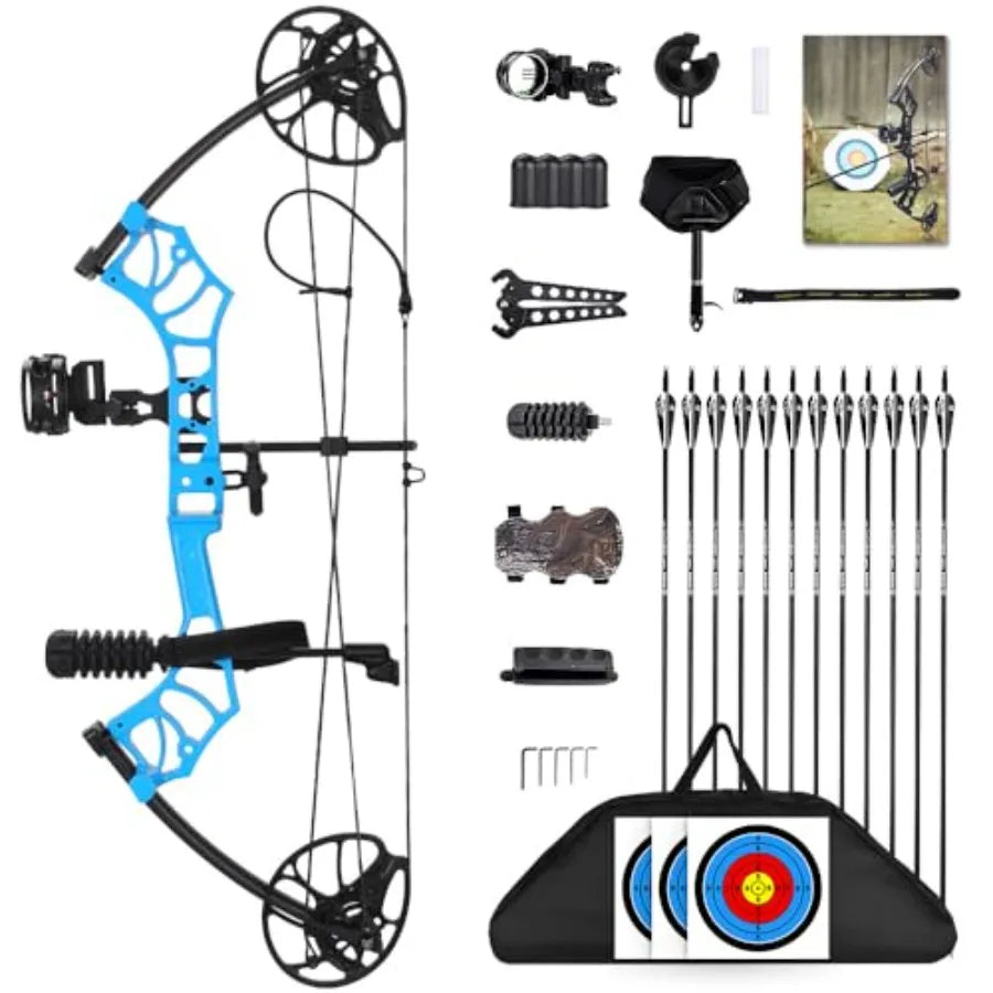 Compound Bow Package for Youth Adults Beginners