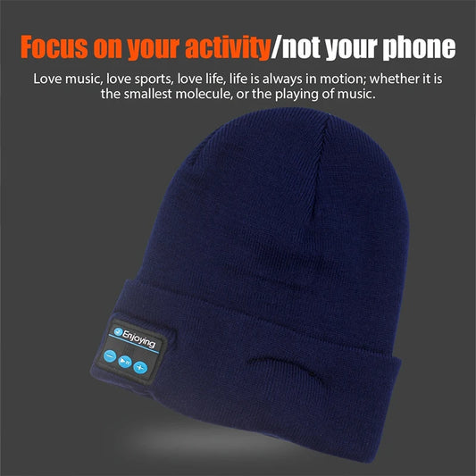 Bluetooth Hat Warm Beanie Music Wireless