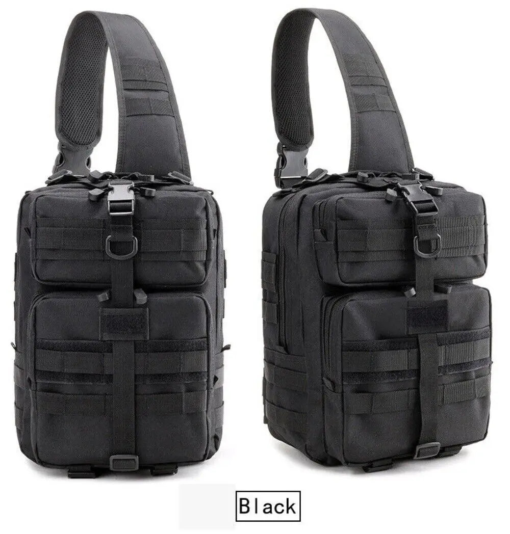 Mens Tactical Chest Bag Backpack