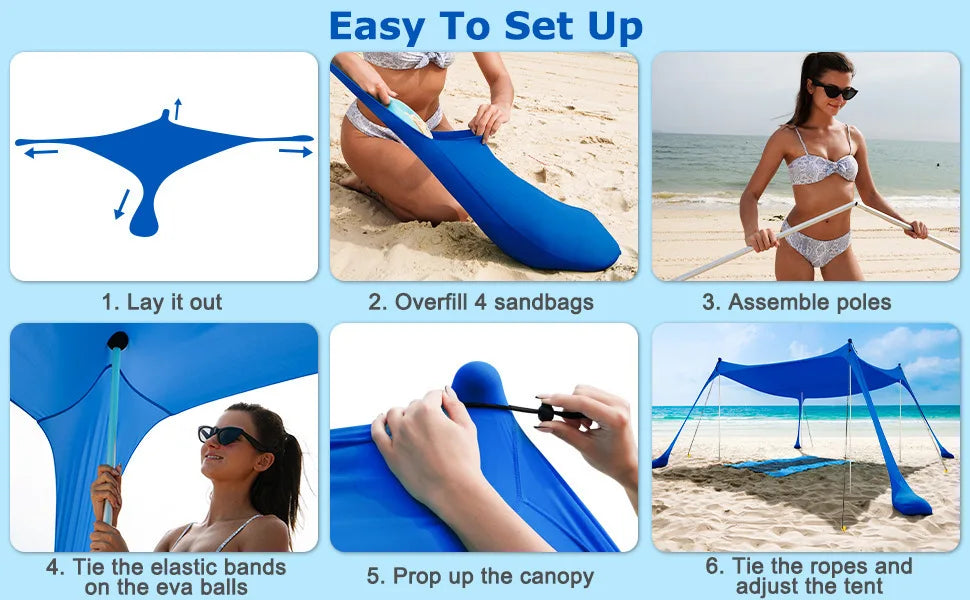 Outdoor Lawn and Beach Leica Canopy Tent