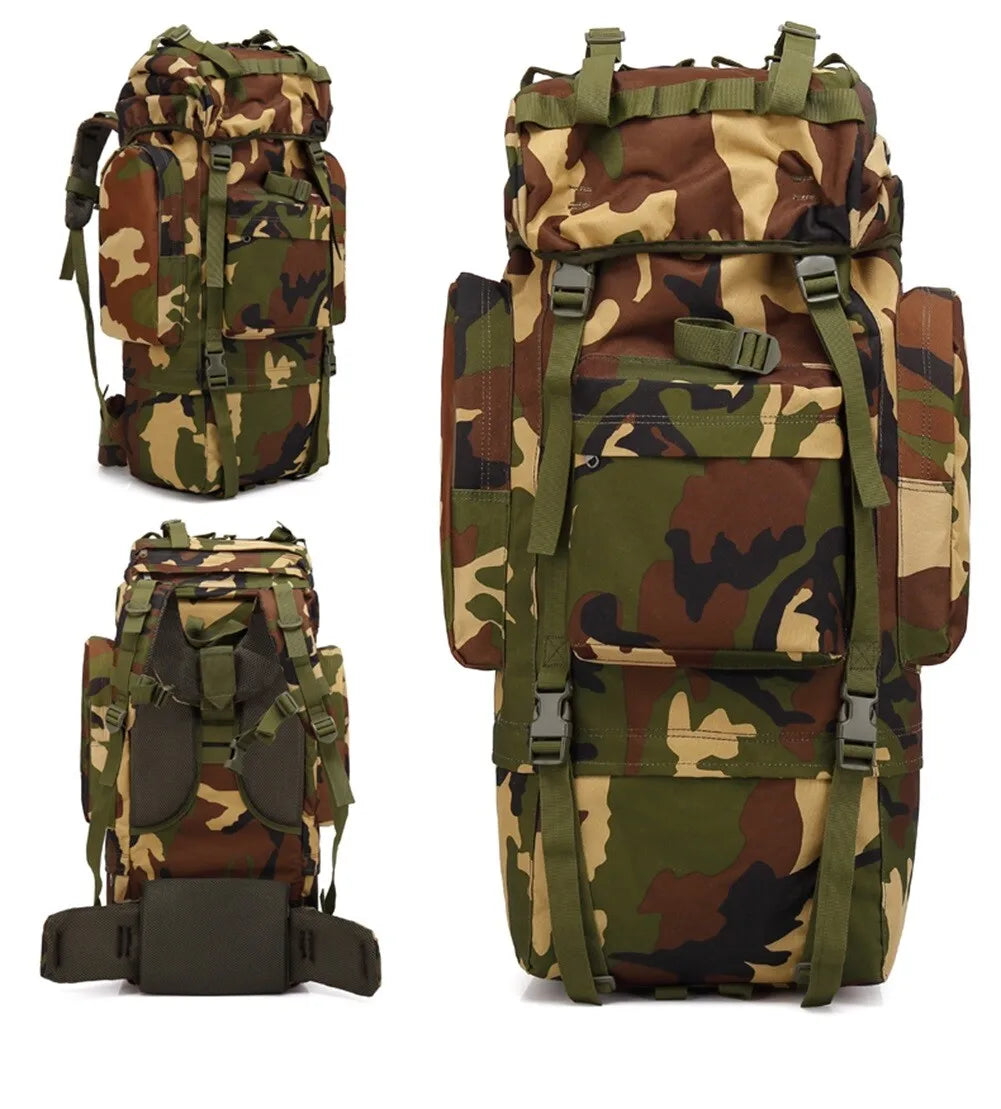 65L Military MOLLE Large Capacity Backpack