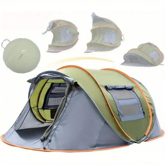 Camping Tent - 4-Person Easy Pop Up