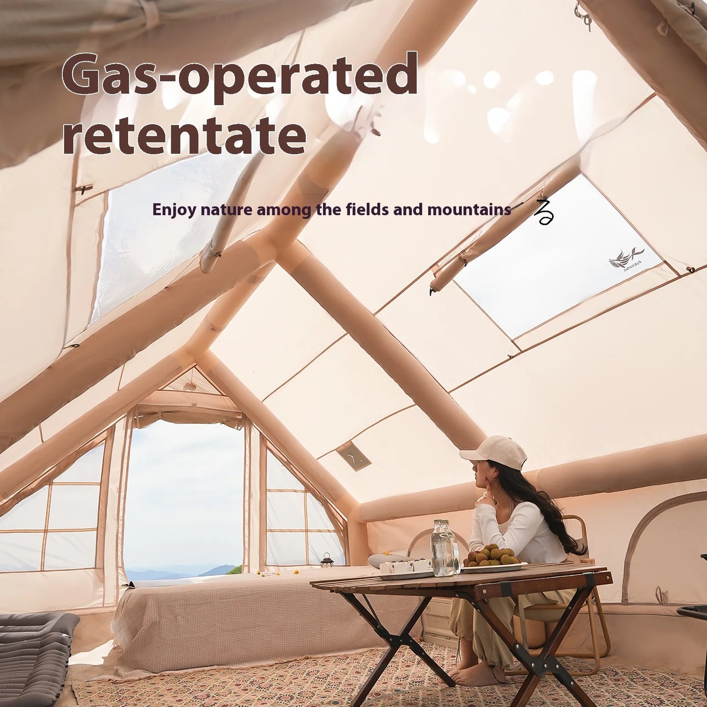 Inflatable Tents For Adult Camping, 4/6/8 Person Family Camping