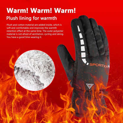 Winter Gloves, Waterproof, Windproof