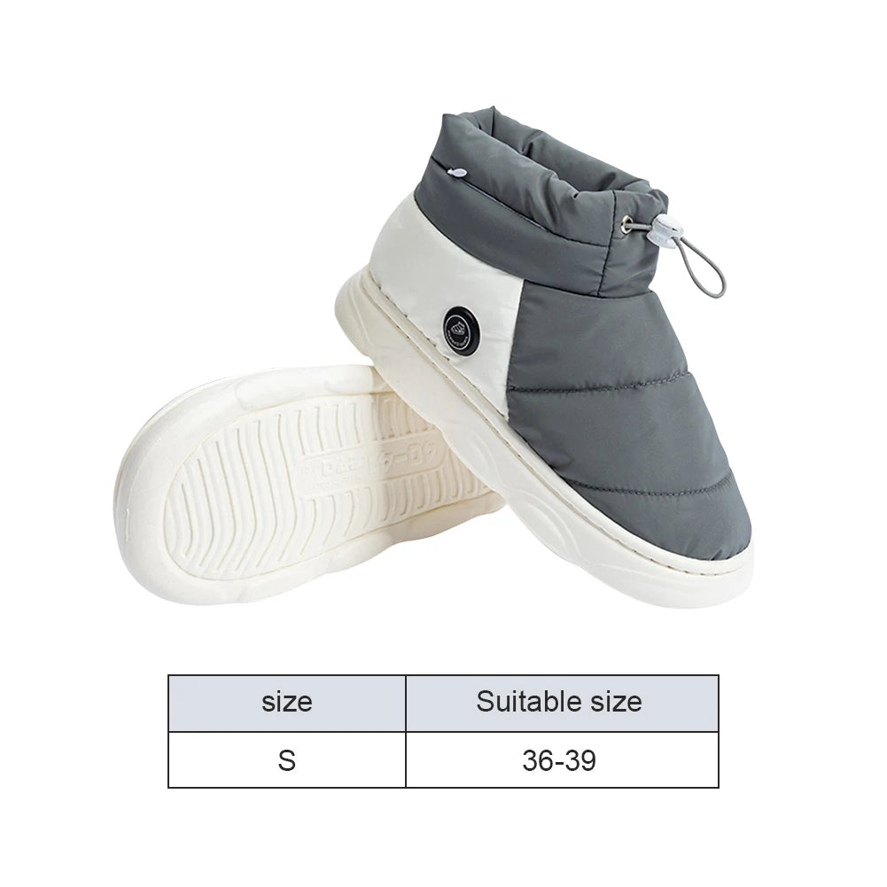 Rechargeable Unisex Winter Heated Shoes with 3 Heating Levels