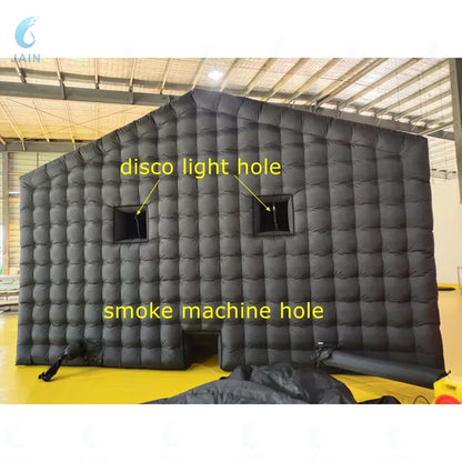 20FT Large Black Inflatable Nightclub Party Tent with Blower
