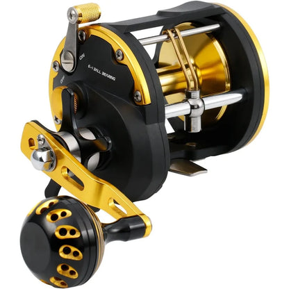 Trolling Reel Saltwater Level Wind Reels Drag Reel Boat Fishing, Ocean Fishing