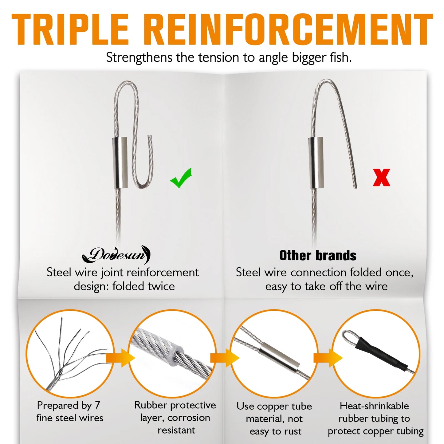 Dovesun Catfish Float Rigs with Catfish Rattles Rattling Catfish Tackle for Bank Fishing Santee Rig 6PCS