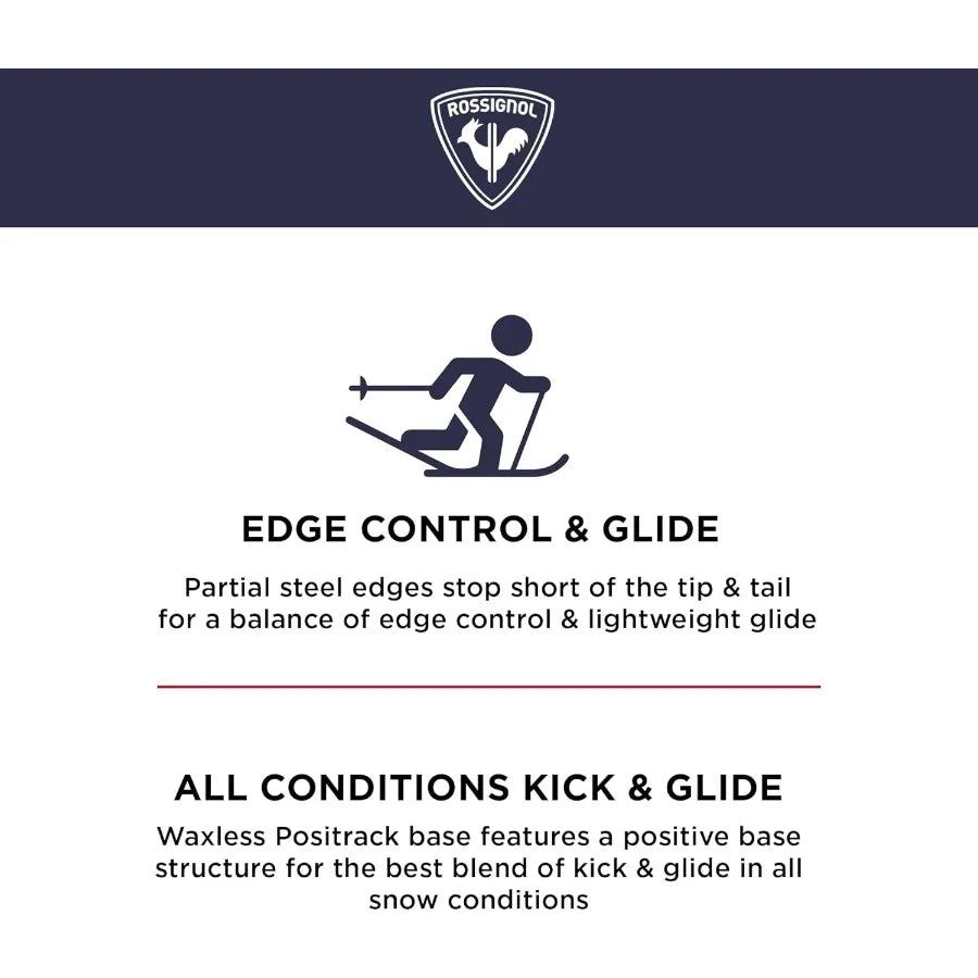 EVO OT 65 Pozzi-track IFP Cross Country Skis for Men.