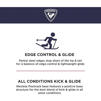 EVO OT 65 Pozzi-track IFP Cross Country Skis for Men.