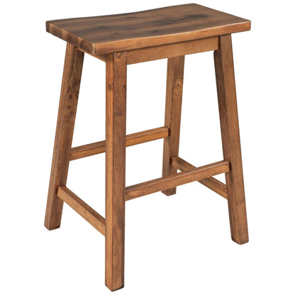 Farmhouse Rustic 2-piece Counter Height Stools.
