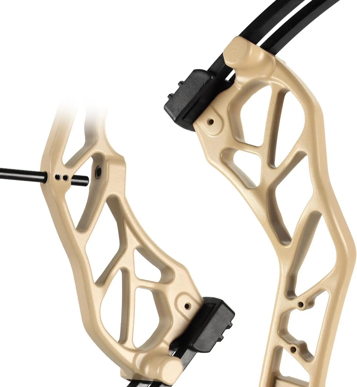 Compound Bow Pro Set Easy to Adjust No Bow Press Needed Bow and Arrow Set 19-31\\" Draw Length 0-70 Lbs Draw Weight Up to IBO 32