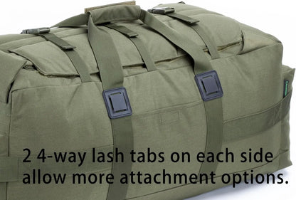 Large Military Duffle Bag Backpack Tactical Field Gear