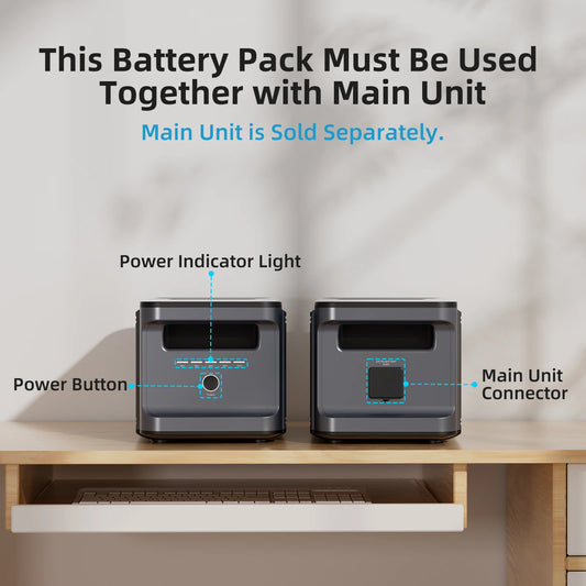 ABOK Ark2000 1536Wh Expansion Battery Pack Solar Generator