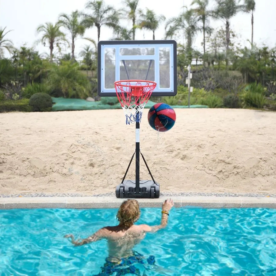 Portable Movable Swimming Pool  Backboard for Basketball