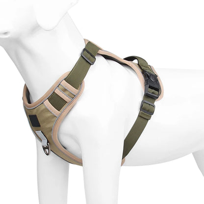 Dog Harness Reflective Midium Large Dogs Tactical Vest Big 1680D Waterproof Oxford Cloth Dog Harnesses Pet Accessoires Supplies