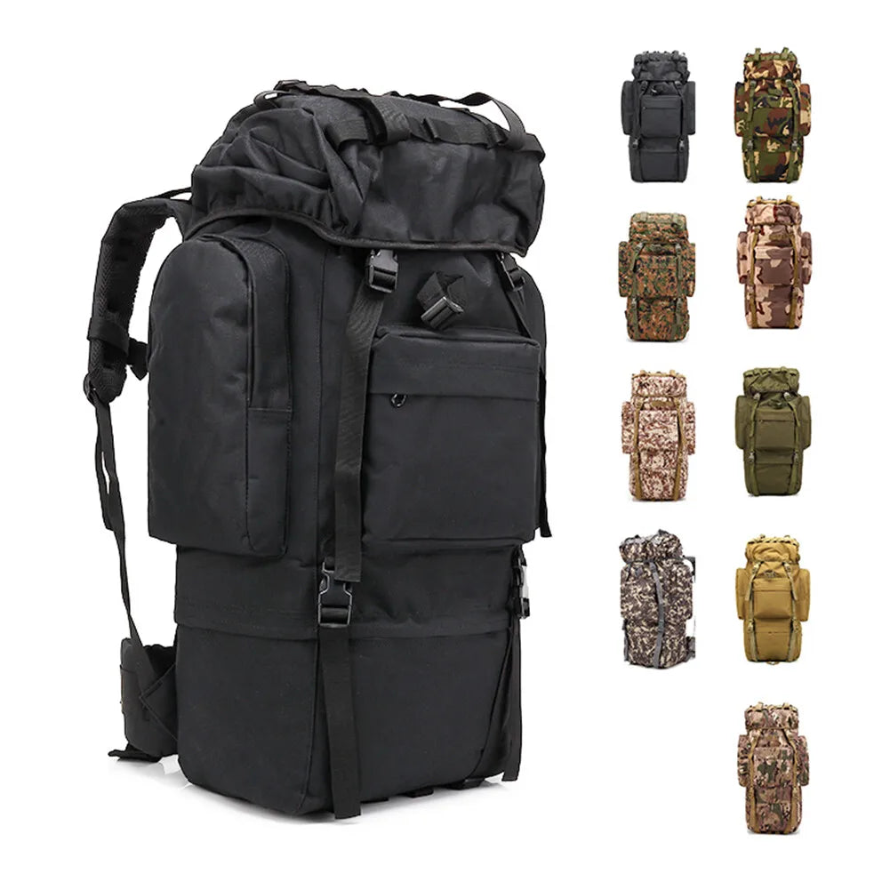 65L Military MOLLE Large Capacity Backpack